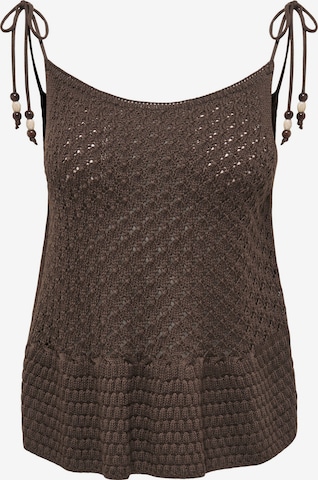 Tops en tricot 'JDYGreta' JDY en marron : devant