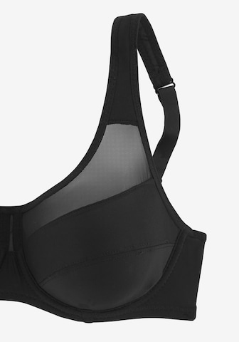 Invisible Soutien-gorge PETITE FLEUR en noir