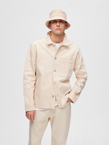 SELECTED HOMME Between-Season Jacket in Beige