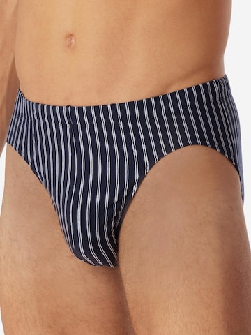 SCHIESSER Slip '95/5 Essentials Organic Cotton' in Blue: front