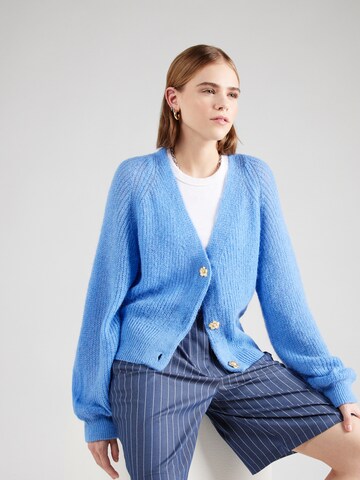 Geacă tricotată 'Casey' de la Fabienne Chapot pe albastru