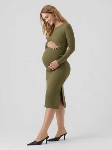 MAMALICIOUS Dress 'GINNA' in Green