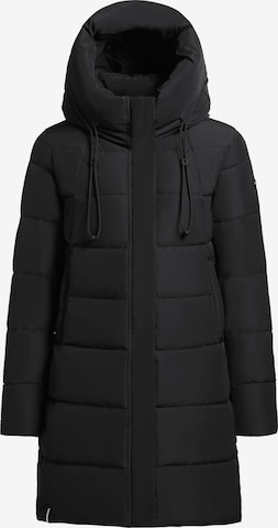 khujo Wintermantel 'Heather' in Schwarz: Vorderseite