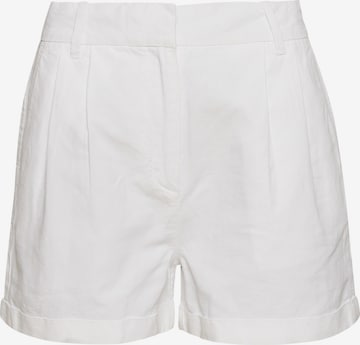 regular Pantaloni con pieghe di Superdry in bianco: frontale