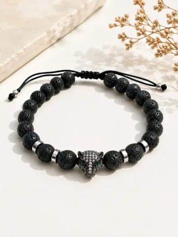 THE GEM STORIES JEWELRY Βραχιόλι 'Black Panther Bracelet' σε μαύρο