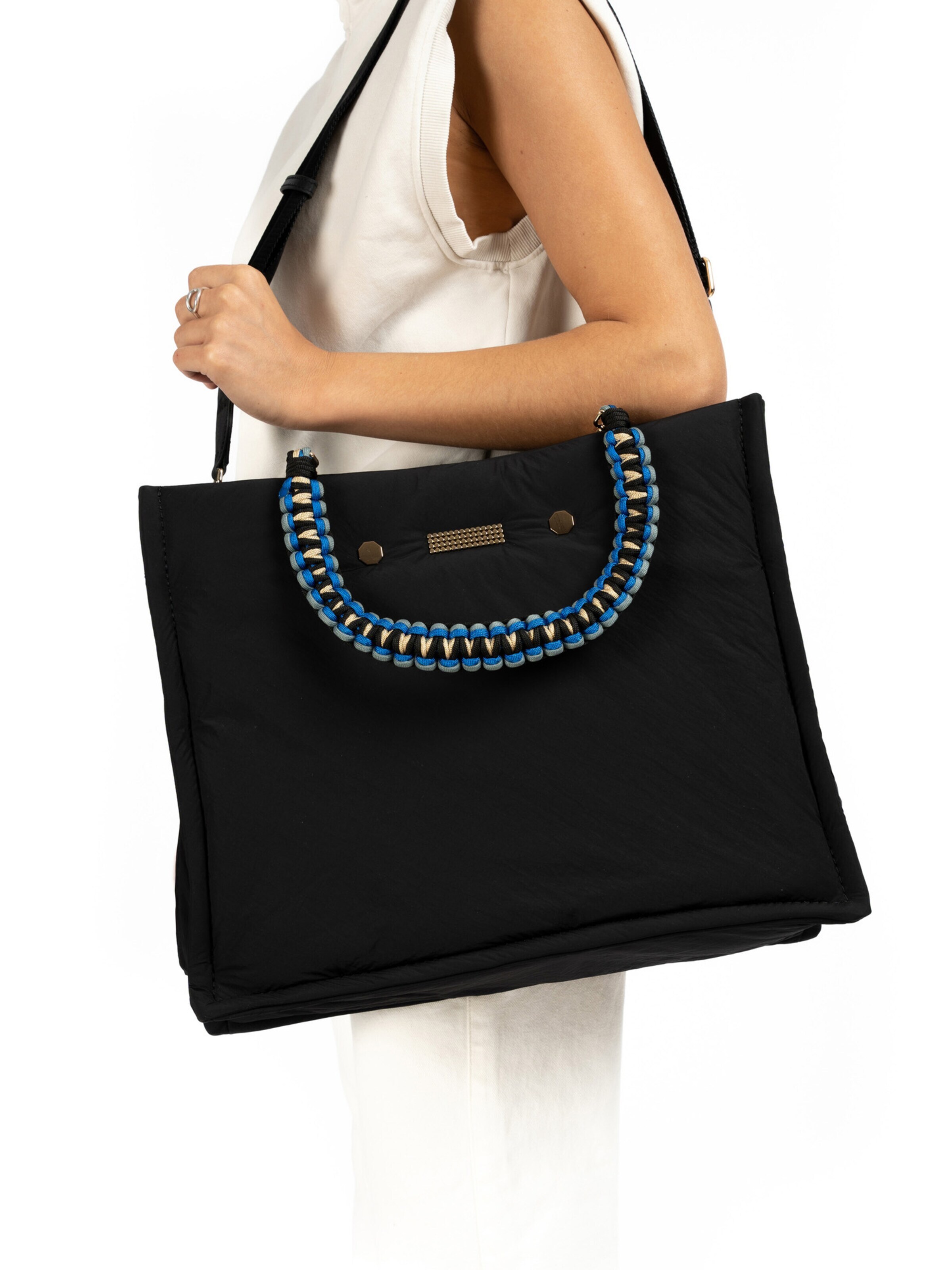 Clio Handbag 'FLEX NYLON' in Black