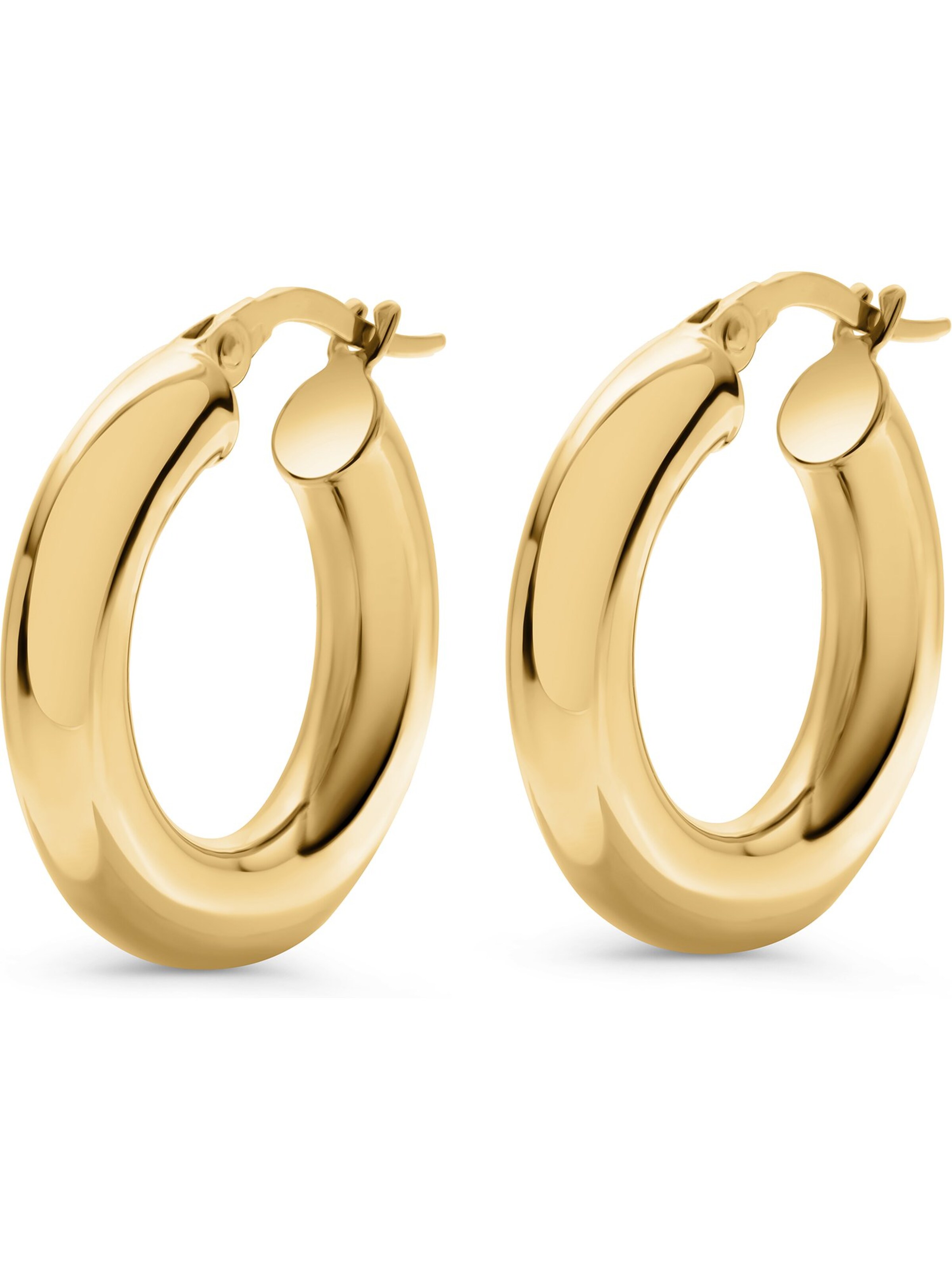 CHRIST Earrings in Gold: front