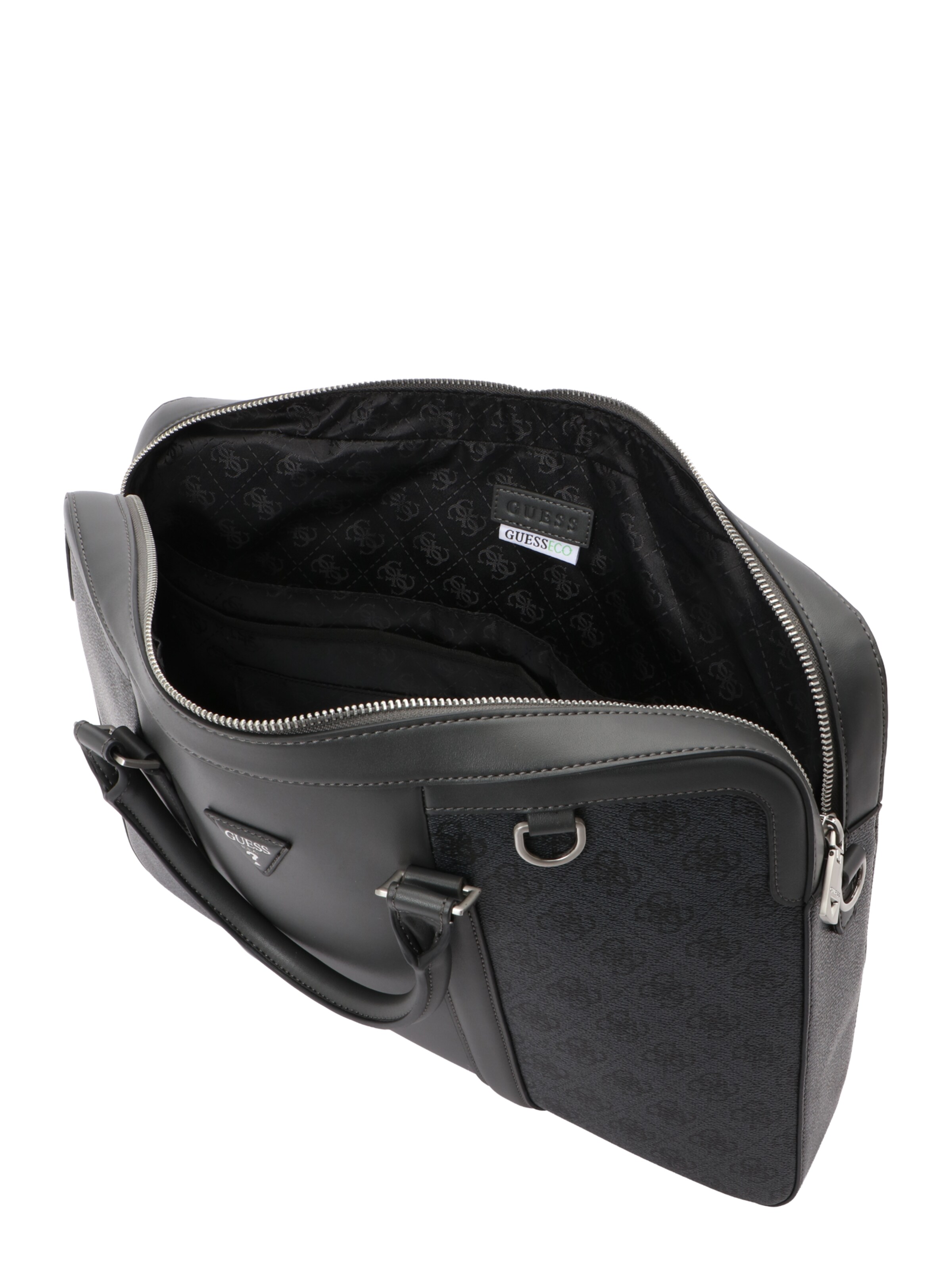 GUESS Torba na laptopa 'MILANO' w kolorze czarny