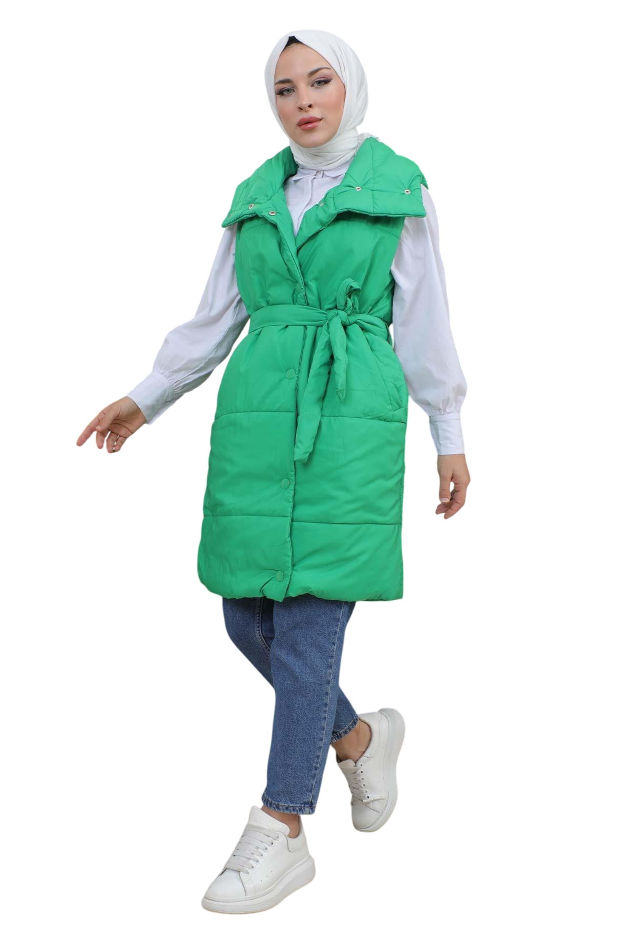 MODAMIHRAM Vest in Green