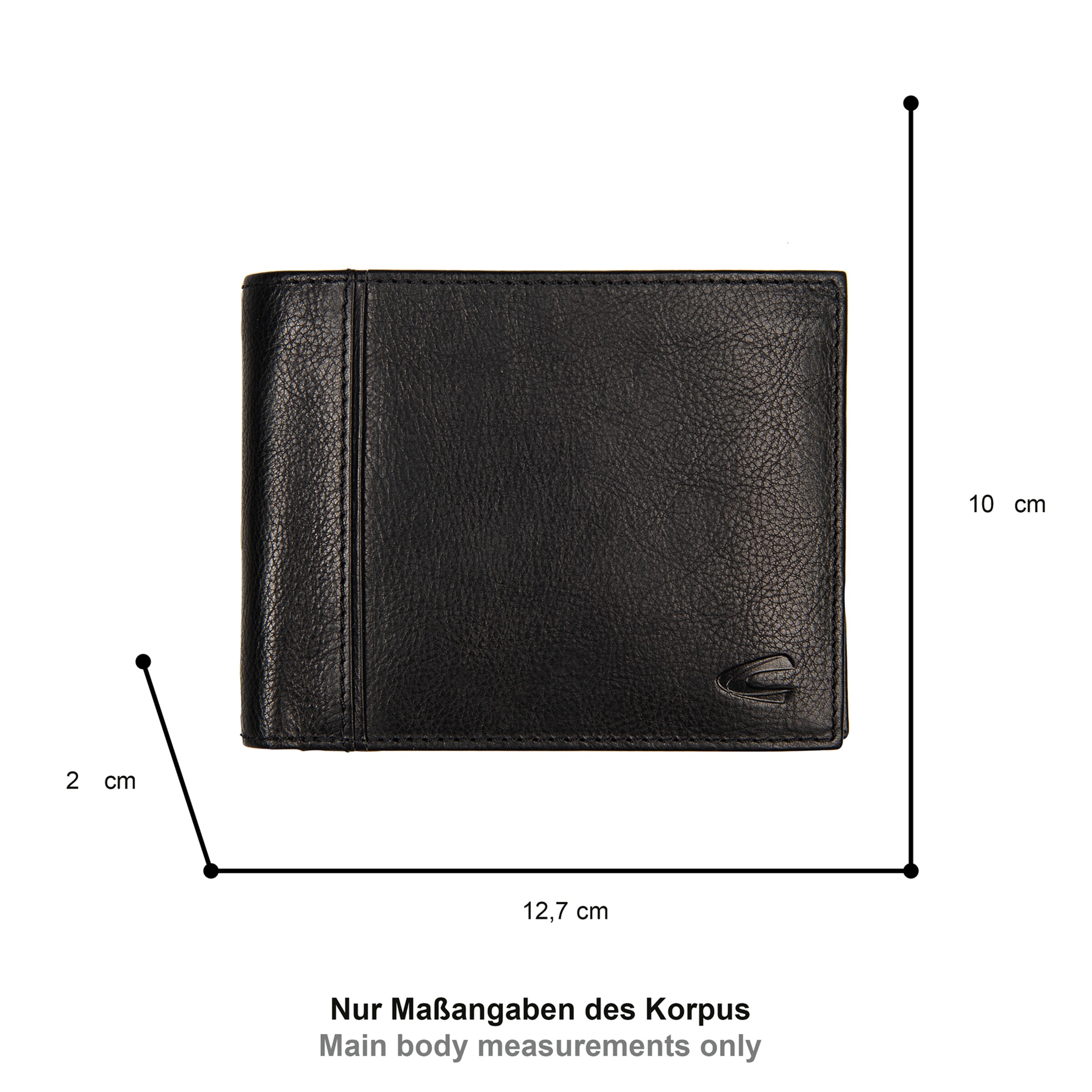CAMEL ACTIVE Wallet 'Geldbörse' in Black