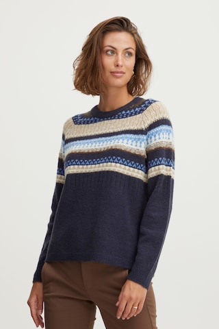 Pullover di Fransa in blu: frontale