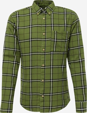 Only & Sons Slim fit Button Up Shirt 'RAL' in Green: front