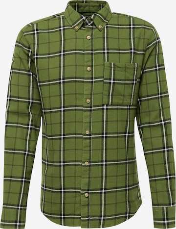 Only & Sons Slim Fit Skjorte 'RAL' i grøn: forside