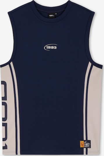 AND1 Sweater majica veličine XXS u ecru/prljavo bijela / morsko plava, Pregled proizvoda