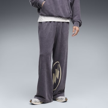 Wide Leg Pantalon PUMA en gris : devant