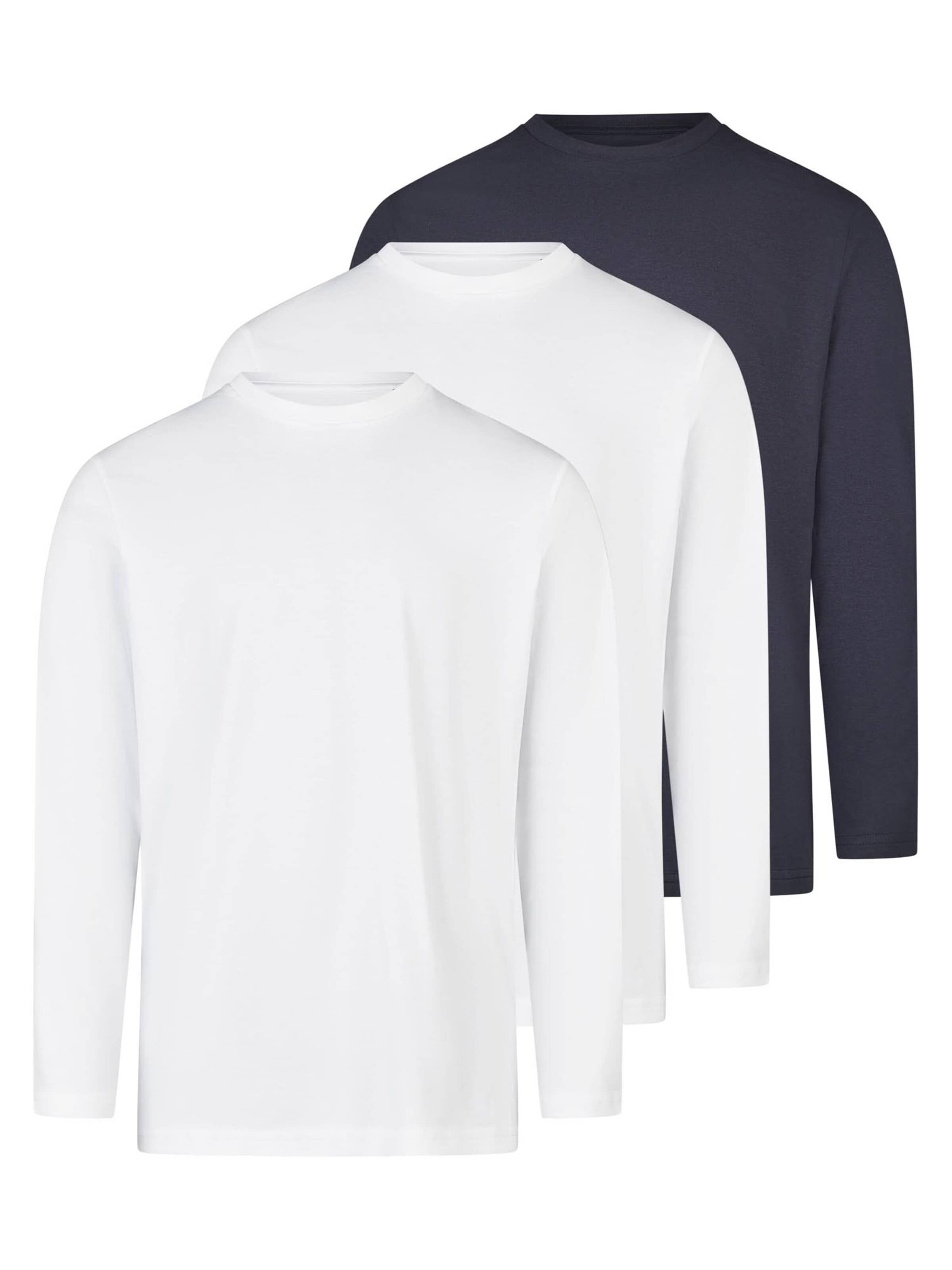 Ragman Shirt 'Basic' in Blue: front