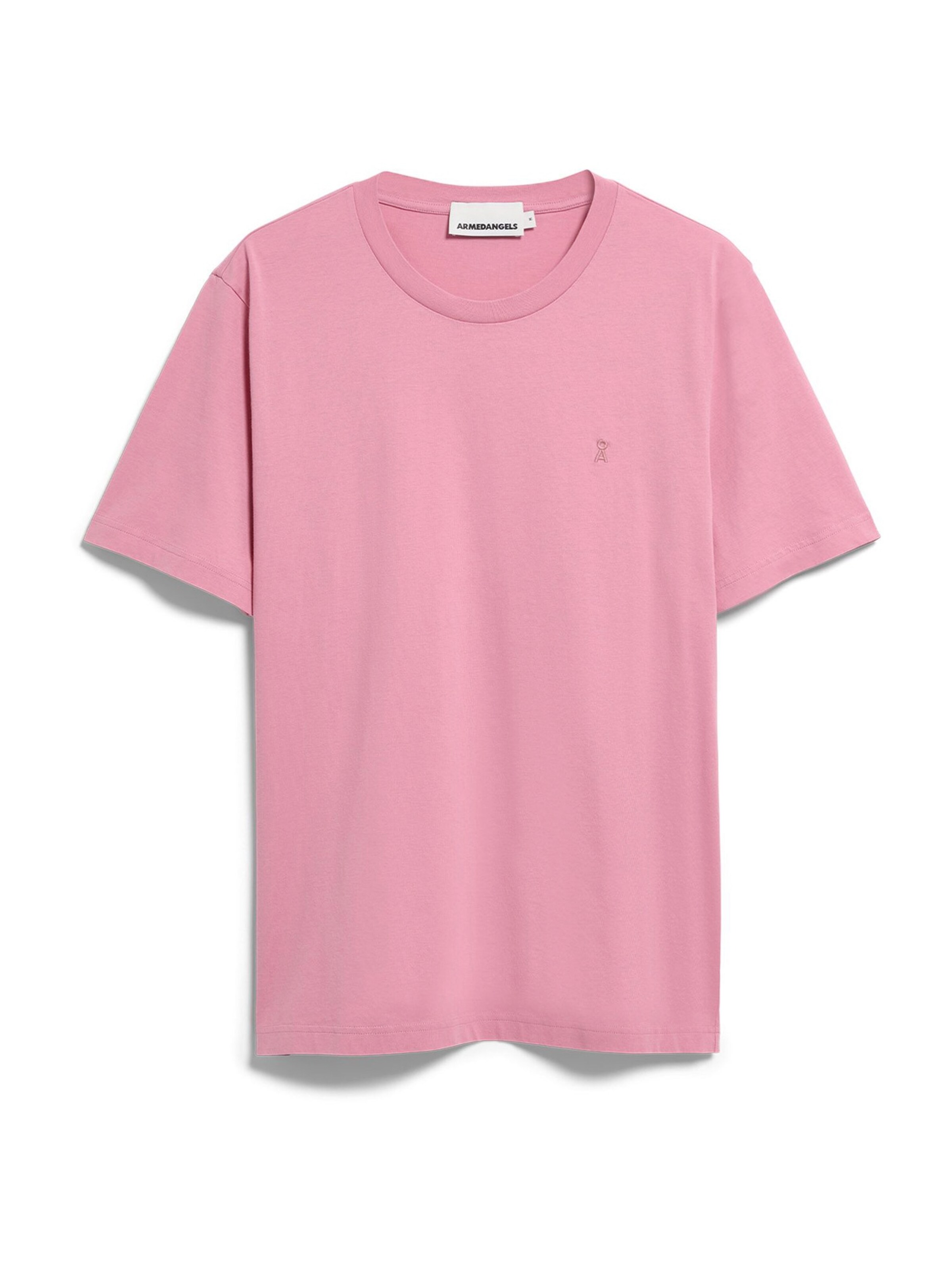 ARMEDANGELS Футболка 'JAAMES' в Ярко-розовый: спереди