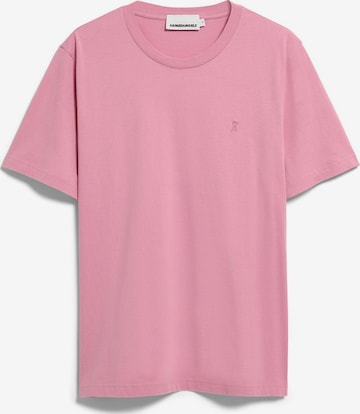 ARMEDANGELS Футболка 'JAAMES' в Ярко-розовый: спереди