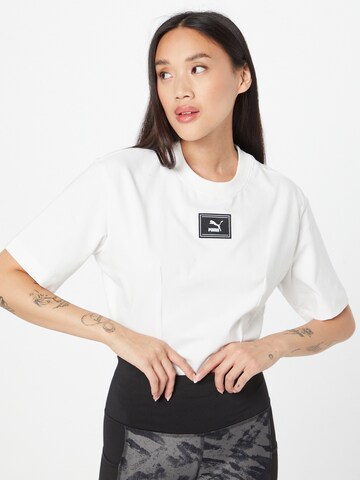 PUMA Shirt body 'Dare' in Wit: voorkant