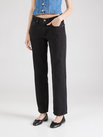 AÉROPOSTALE Regular Jeans 'SKATER' in Black: front