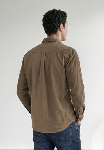 Street One MEN Regular Fit Hemd in Braun