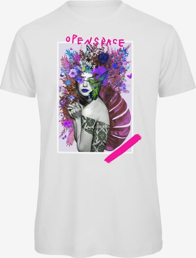 Openspace Shirt in blau / pink / weiß, Produktansicht