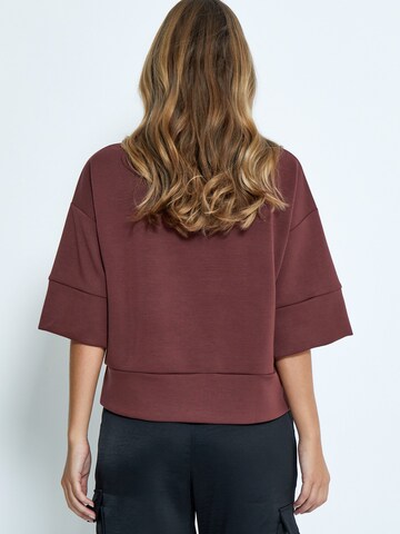 Sweat-shirt 'Dicette' Peppercorn en rouge