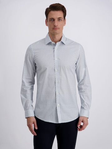 PIERRE CARDIN Regular fit Overhemd in Blauw: voorkant