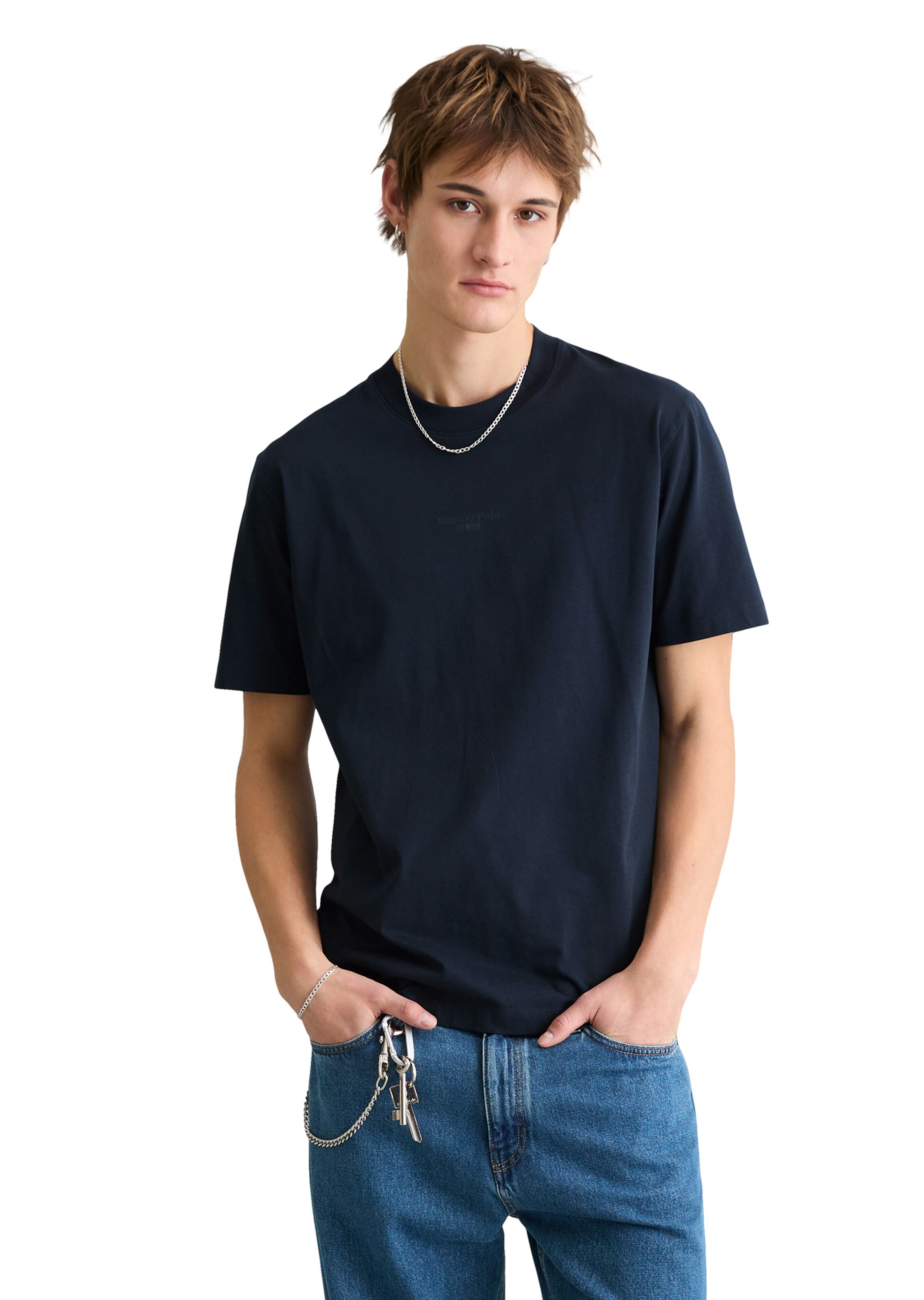 T-Shirt Marc O'Polo DENIM en bleu : devant