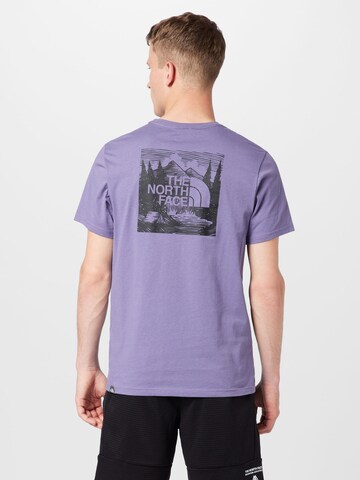 THE NORTH FACE T-Shirt 'REDBOX CELEBRATION' in Lila