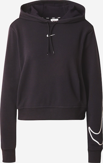 NIKE Sweatshirt de desporto 'One' em preto / branco, Vista do produto