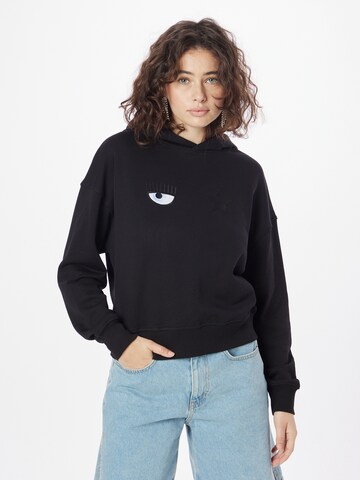 Chiara Ferragni - Sweatshirt em preto: frente