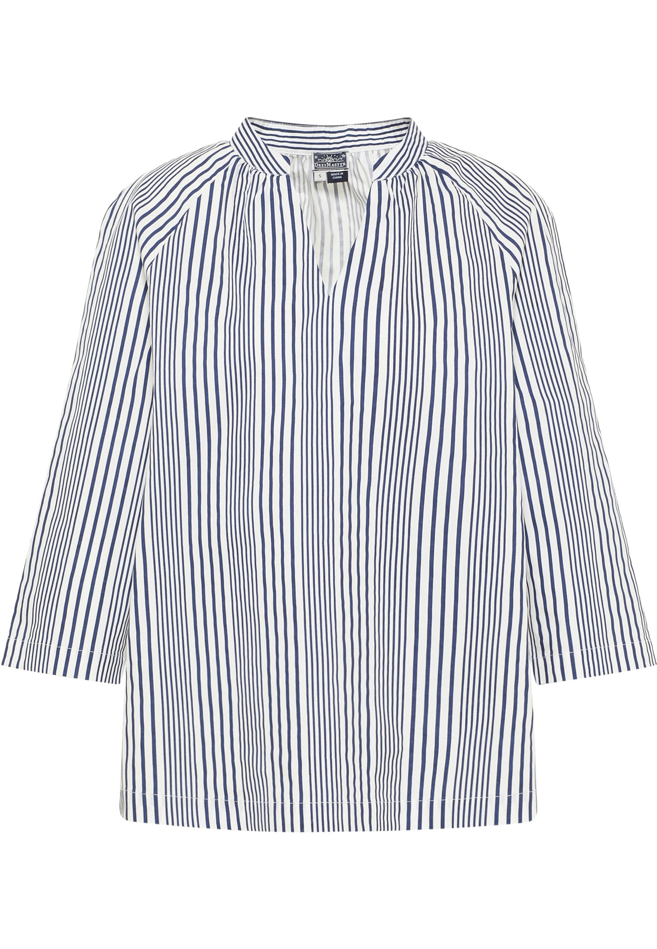 DreiMaster Maritim Τουνίκ σε λευκό: μπροστά