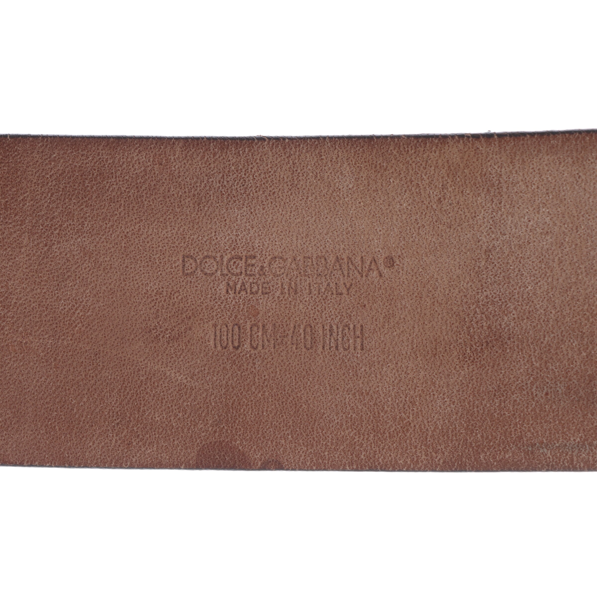 DOLCE & GABBANA Gürtel XL in Schwarz