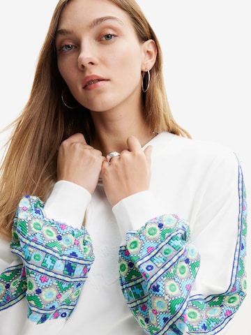 Desigual Sweatshirt i vit