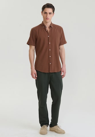 Felix Hardy Regular Fit Forretningsskjorte i brun