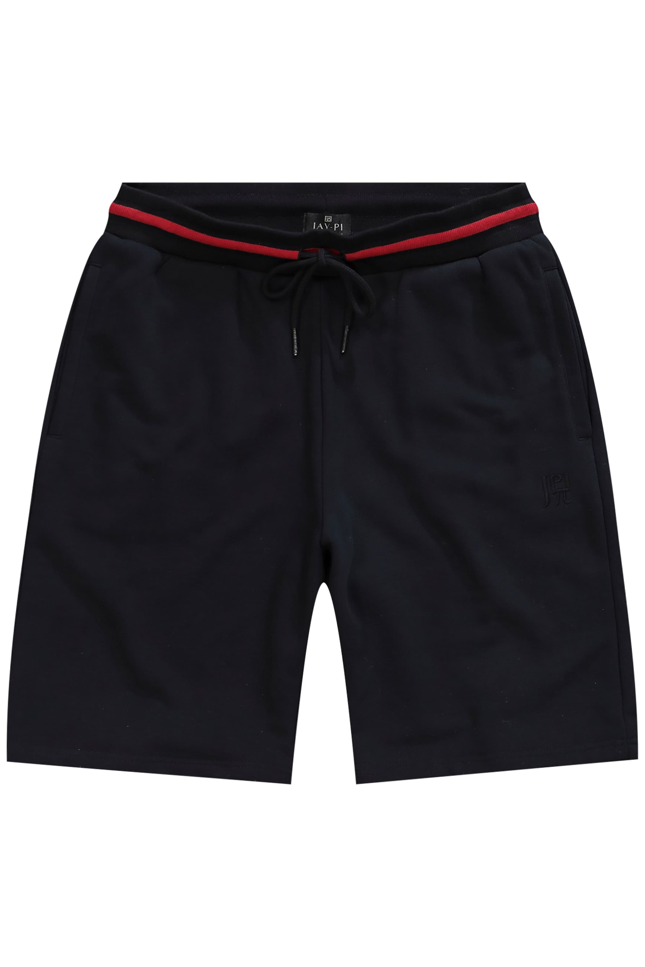 JAY-PI Regular Trousers in Black: front