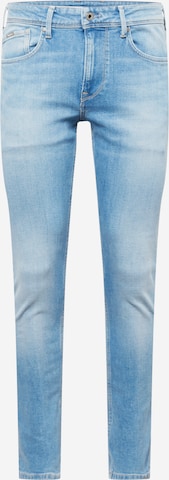 Pepe Jeans Skinny Fit Дънки 'Finsbury' в синьо: отпред
