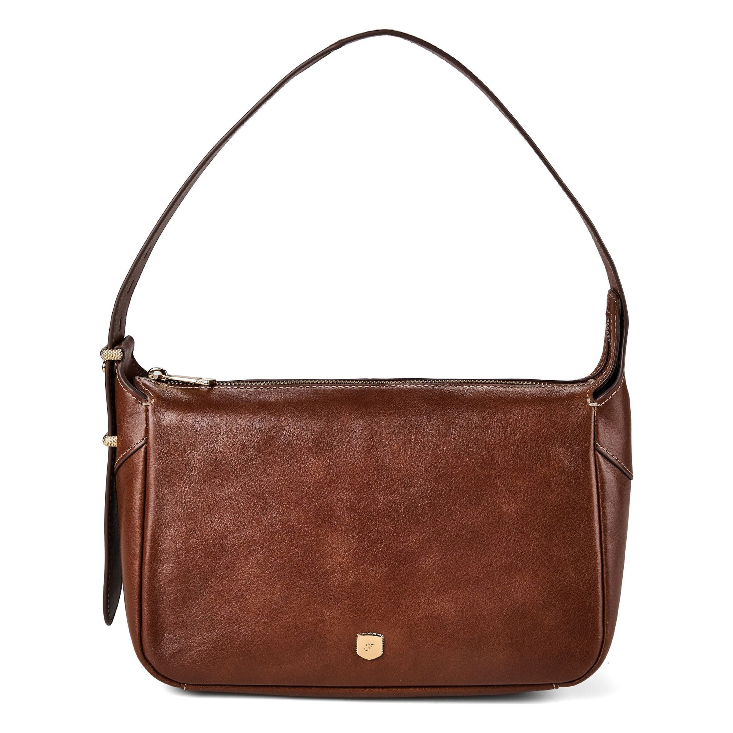 Sac bandoulière 'Dillon' FOSSIL en marron : devant
