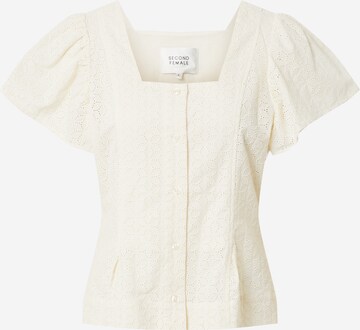 SECOND FEMALE - Blusa 'Bilbao' en beige: frente