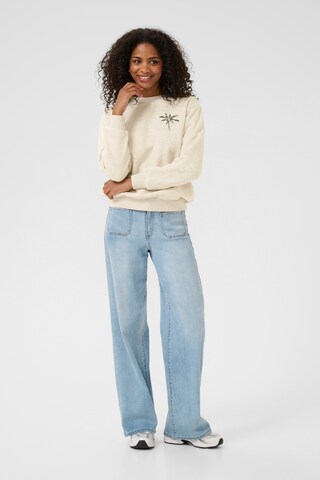 Kaffe Sweatshirt in Beige
