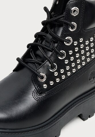 TIMBERLAND Schnürstiefelette in Schwarz