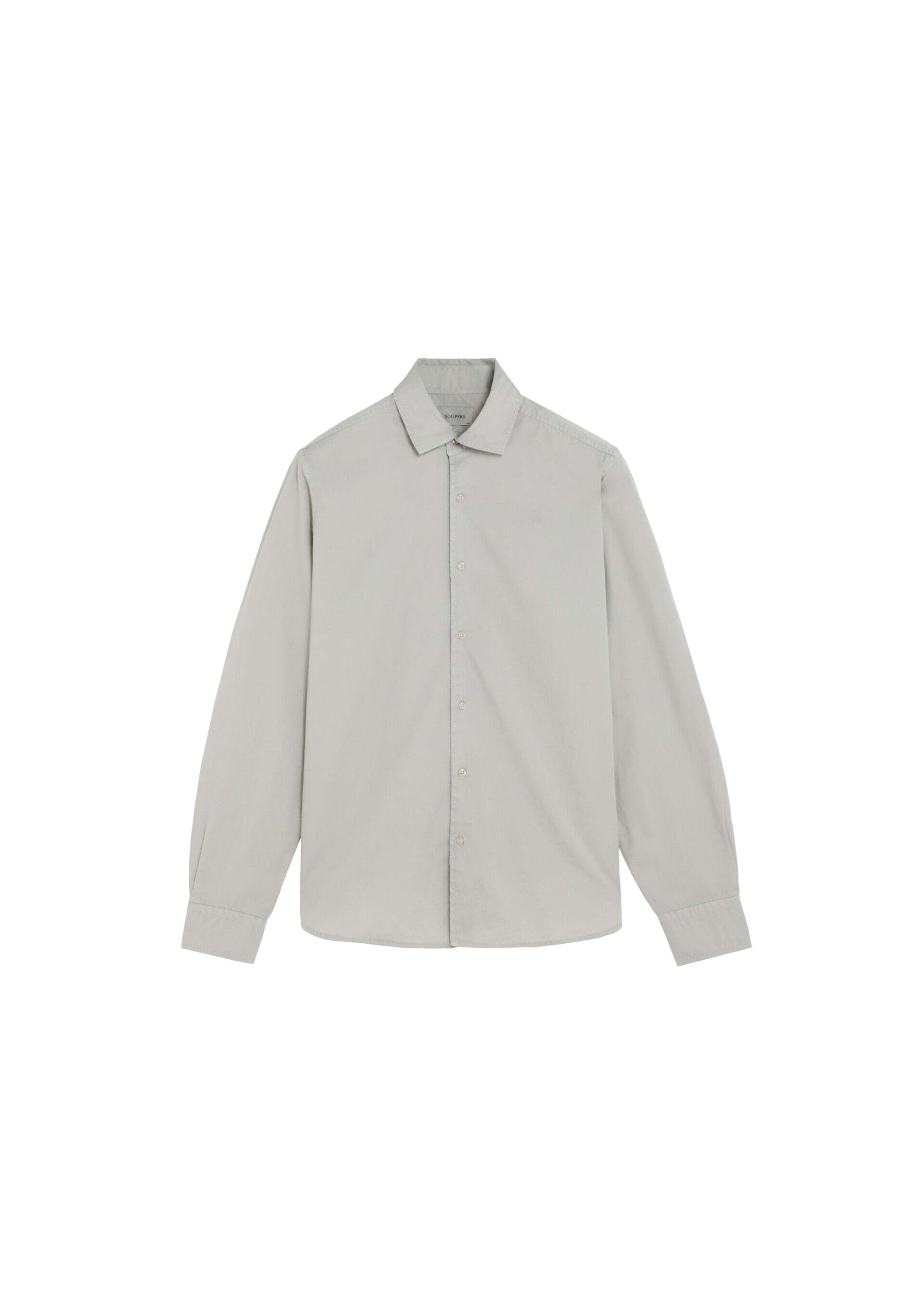 Coupe regular Chemise Scalpers en gris : devant