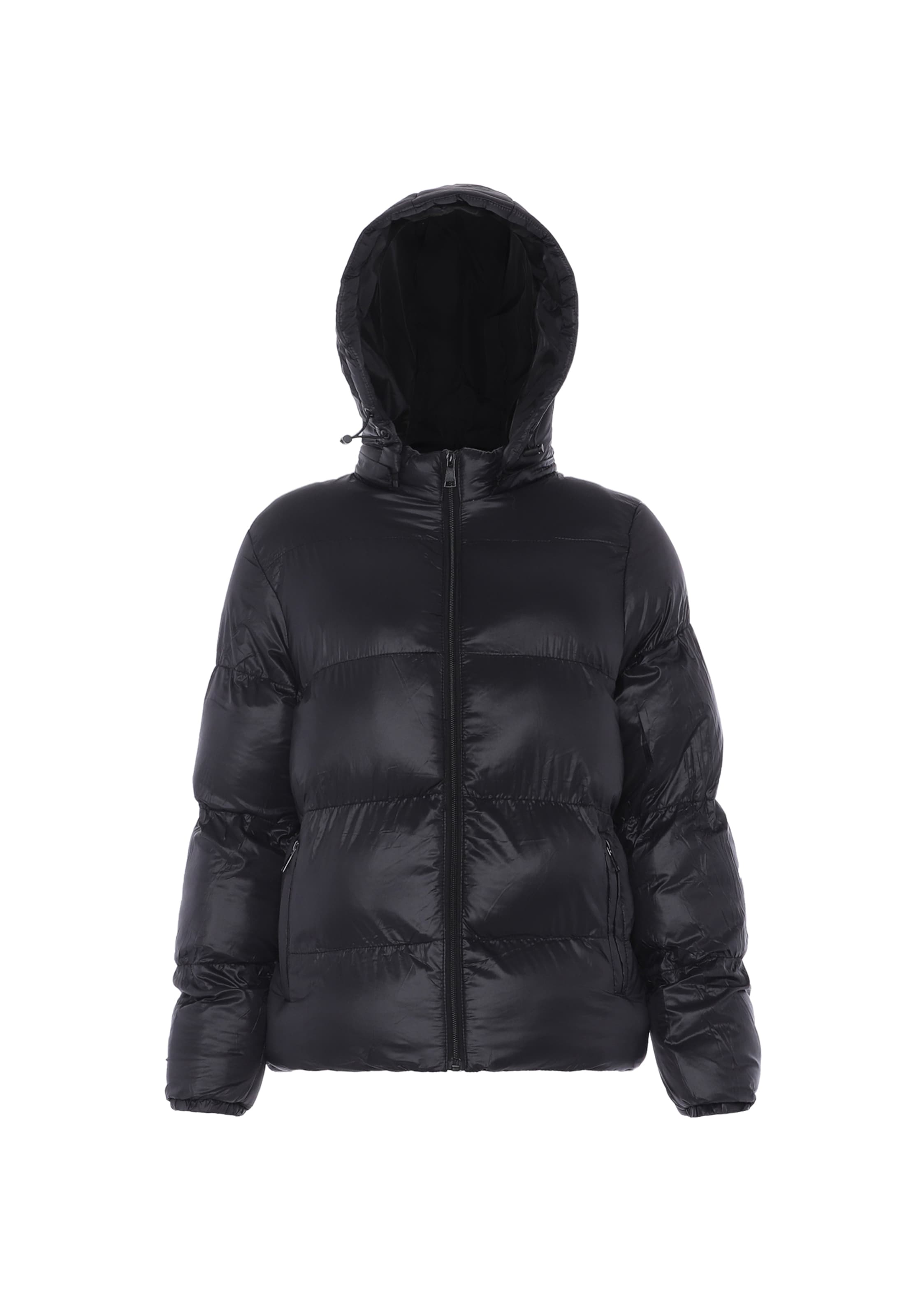 LEOMIA Winter jacket in Black: front