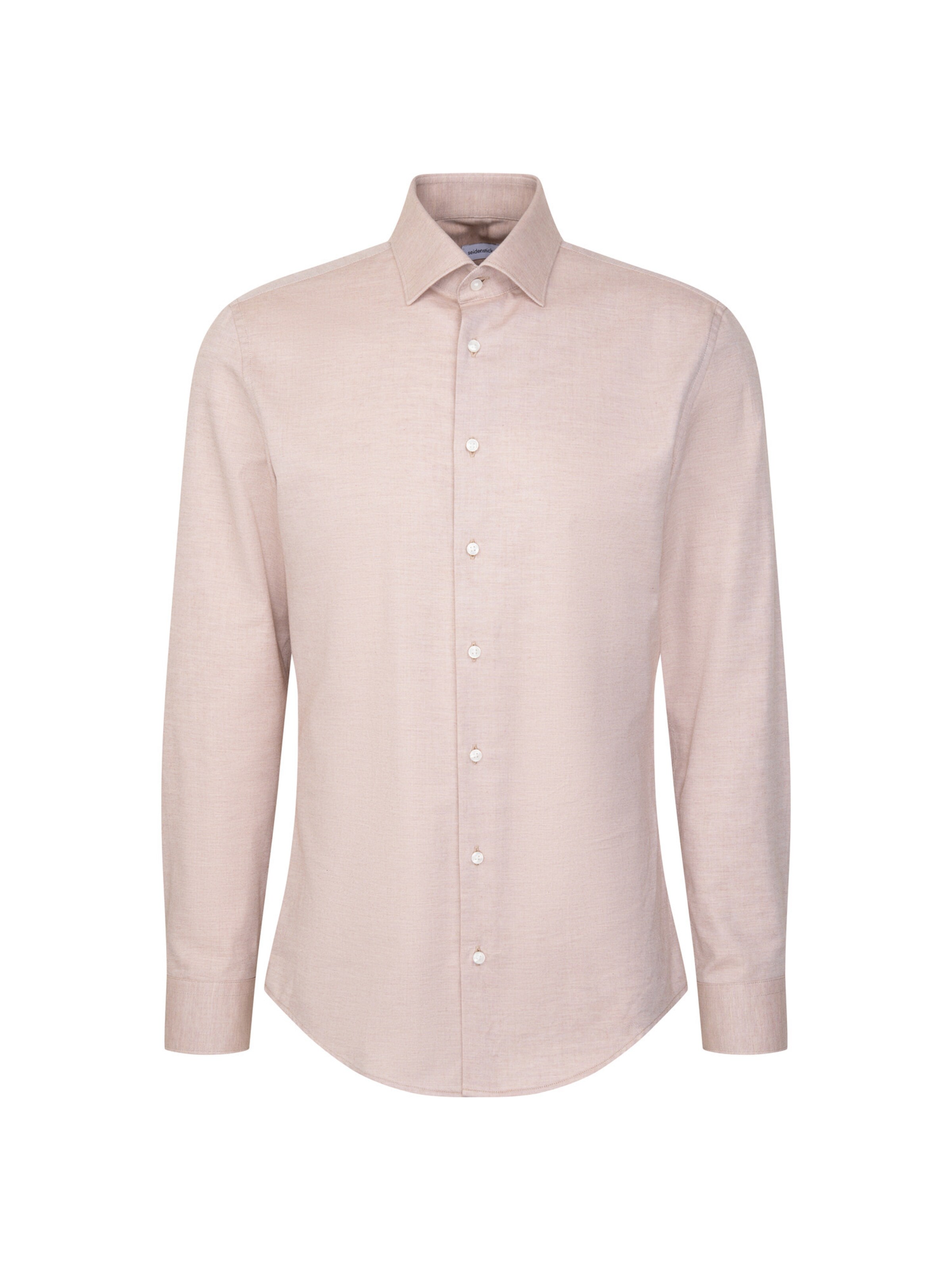 SEIDENSTICKER Business shirt 'SMART FLANNELS' in Beige: front