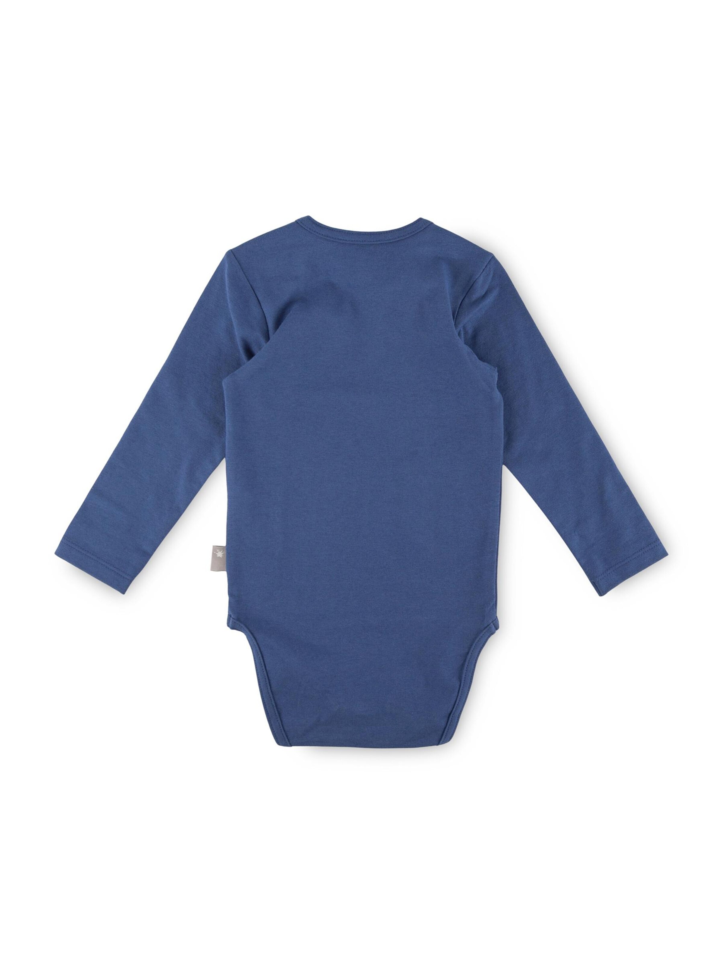 SIGIKID Romper/Bodysuit 'Body, langarm Classic Baby' in Blue