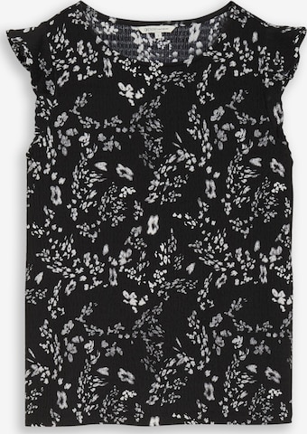 Haut TOM TAILOR DENIM en noir : devant