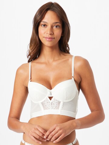 Hunkemöller Balconette Bra 'Malika' in White: front