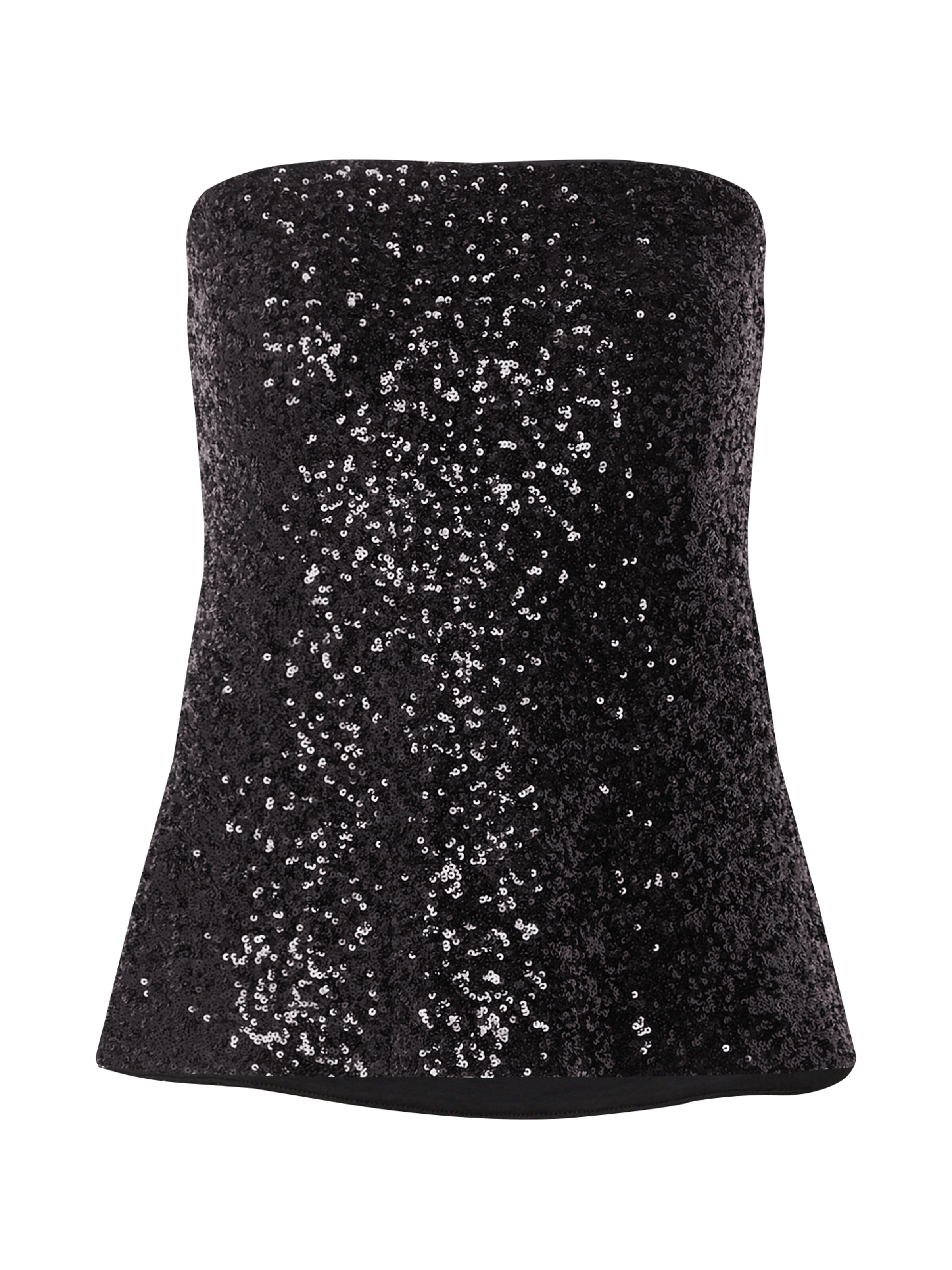 Top de la Abercrombie & Fitch pe negru: față