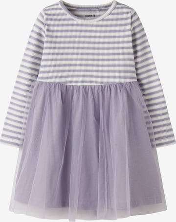 NAME IT Dress in Purple: front